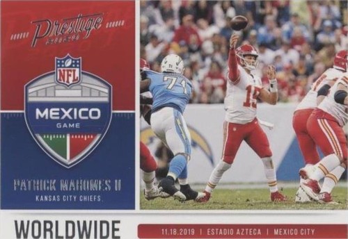 2020 Panini Prestige Patrick Mahomes II #WW-PM