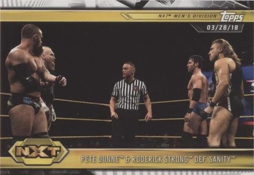 2019 Topps WWE NXT - Pete Dunne Roderick Strong Sanity #11