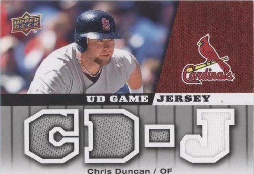 2009 Upper Deck - Chris Duncan #GJ-CD