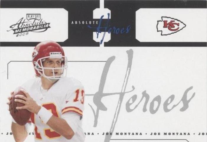 Playoff Absolute Memorabilia Joe Montana 2005 #AH-13