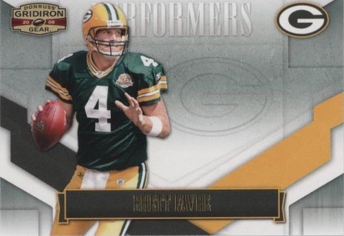 2008 Donruss Gridiron Gear Brett Favre #P-8