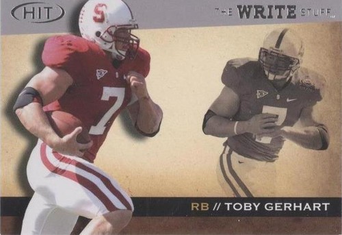 2010 SAGE Hit Toby Gerhart #WS14