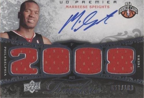2008-09 UD Premier - Marreese Speights #116