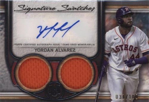 2023 Topps Museum Collection - Yordan Alvarez #SWDRA-YA