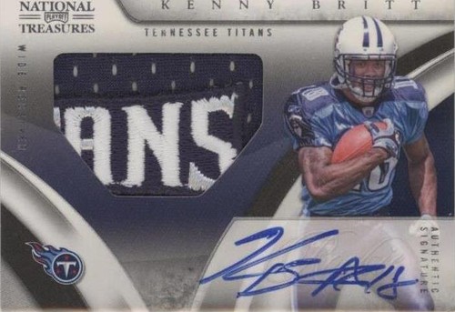 2009 Playoff National Treasures Kenny Britt #117
