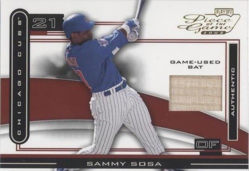 2003 Playoff Piece of the Game - Sammy Sosa #POG-87