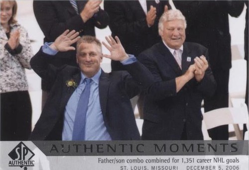 2012-13 SP Authentic - Bobby Hull Brett Hull #188