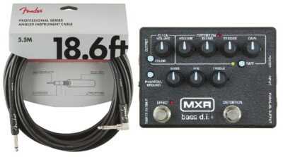 【30％OFF】 MXR Dunlop M80 Bass Direct Box with Distortion D I + ( 18FT ベース