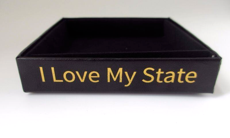 Ohio State Ornament Landmarks Brass Black Gift Box