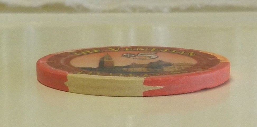 #13cc The Venetian $5 Casino Chip Las Vegas Nevada