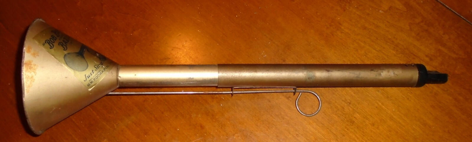 Vintage Bob Burns Tin Kazooed Bazooka NY USA