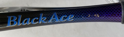 Pro Kennex Black Ace Heritage Edition Tennis Racket 4 3/8 W/Carrying Case Clean