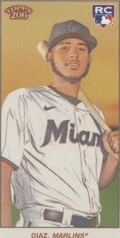 2021 Topps 206 Series 7 - Lewin Diaz #19
