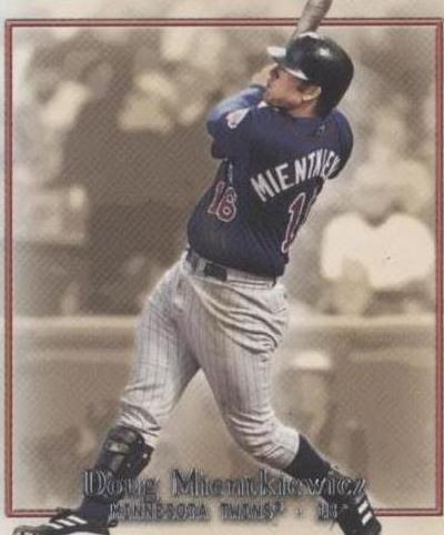 2004 Fleer Patchworks - Doug Mientkiewicz #80