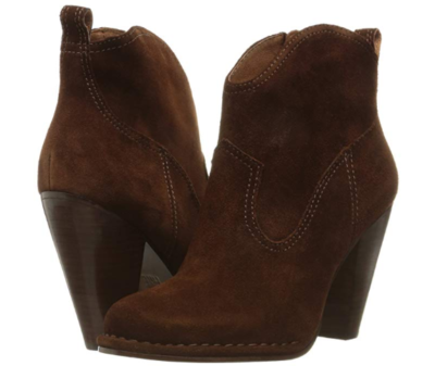 New in Box FRYE Womens Madeline Short Suede Brown Boots Size 9.5 M