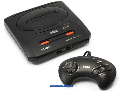 SEGA Mega Drive 2 Konsole mit orig. Pad, Import-fähig, Scart
