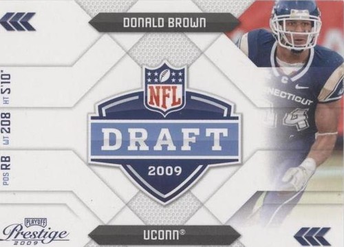 2009 Playoff Prestige Donald Brown #7