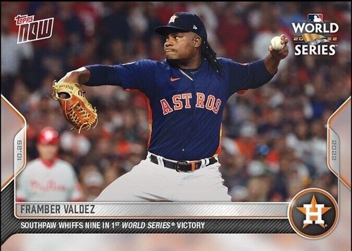 2022 Topps Now - Framber Valdez #1140