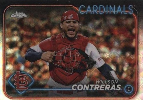 2024 Topps Chrome Logofractor Edition - Willson Contreras #234