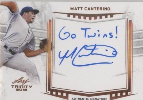 2019 Leaf Trinity - Matt Canterino #A-MC1