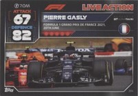 2022 Topps F1 Turbo Attax - Pierre Gasly #204