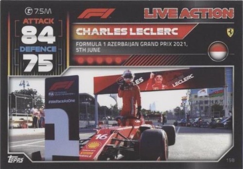 2022 Topps F1 Turbo Attax - Charles Leclerc #198