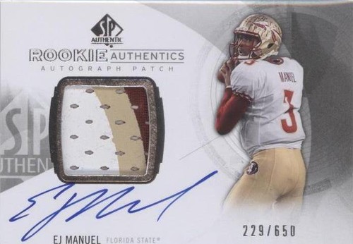 2013 SP Authentic EJ Manuel #182