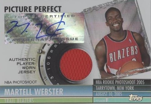 2005-06 Topps Big Game - Martell Webster #PPA-MW