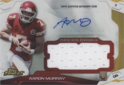 2014 Topps Finest Aaron Murray #AJR-AMU