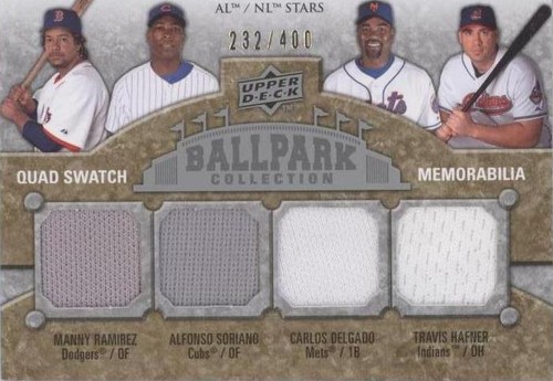 2009 Upper Deck Ballpark Collection - Alfonso Soriano Carlos Delgado Manny Ramirez #217