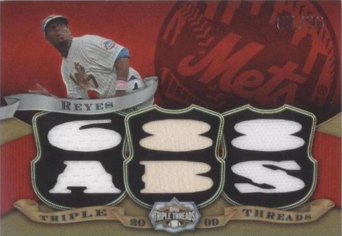2009 Topps Triple Threads - Jose Reyes #TTR-51