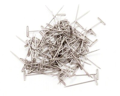 DU-BRO Nickel Plated T-Pins, 1'' (100pcs) DUB252