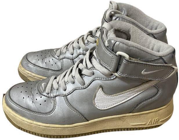 Nike Air Force 1 Mid Silver for Sale | Authenticity Nike Air Force 1 Mid Silver for Sale | Authenticity