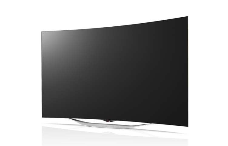 LG Fernseher mit OLED in Silber