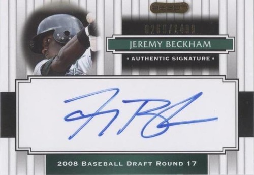 2008 Razor Signature Series - Jeremy Beckham #157