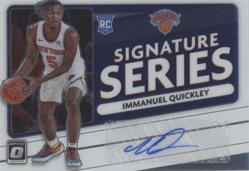 2020-21 Panini Donruss Optic - Immanuel Quickley #SS-IMQ