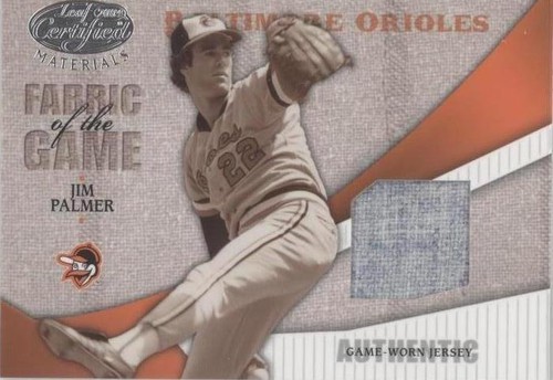 2004 Leaf Certified Materials - Jim Palmer #FG-57