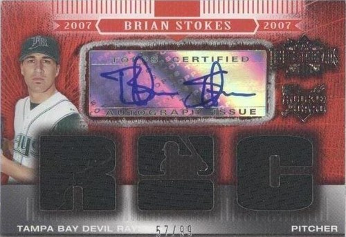 2007 Topps Triple Threads - Brian Stokes #182