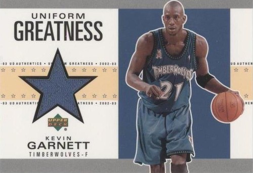 2002-03 Upper Deck UD Authentics - Kevin Garnett #KG-U