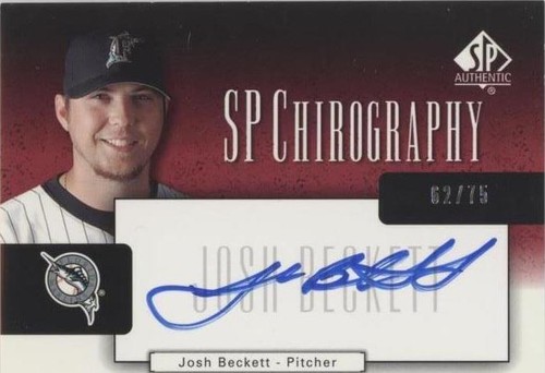 2004 SP Authentic - Josh Beckett #CA-JB