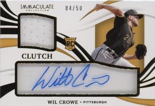 2021 Panini Immaculate Collection - Wil Crowe #CCR-WC