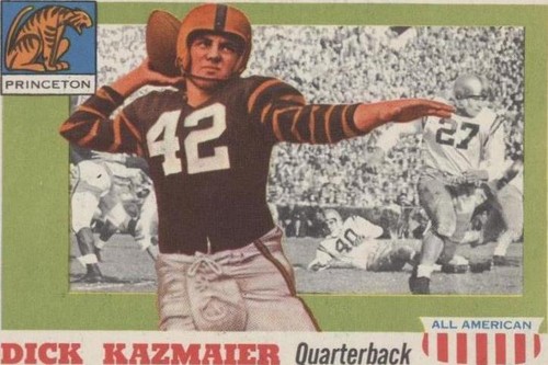 1955 Topps All American Dick Kazmaier #23