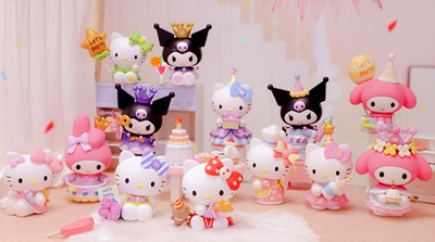 Pop Mart Sanrio Characters Party Series Celebration Random Blind Box Figure New