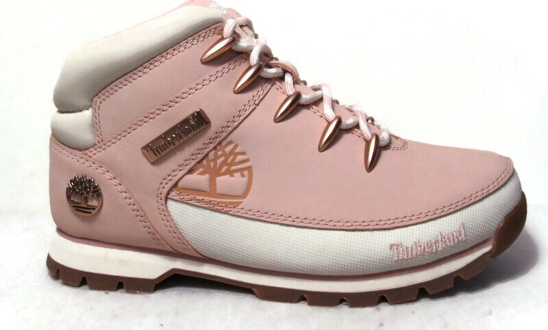 

Женские туристические ботинки Timberland Euro Sprint из нубука светло-розового цвета #A2397, Light pink, Euro Sprint Hiker