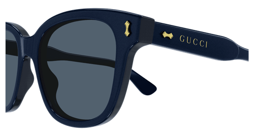 Pre-owned Gucci Gg1264s-002 Blue Blue Blue Sunglasses