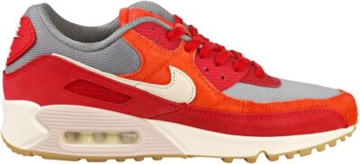 Мужские кроссовки Nike Air Max 90 PRM Gym Красный/бледно-слоновая кость (DH4621 600)