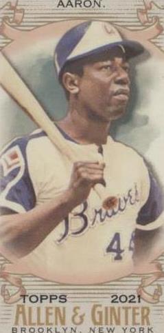 2021 Topps Allen & Ginter's - Hank Aaron #371
