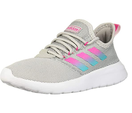 

Женские беговые кроссовки Adidas Lite Racer RBN, серый/ярко-розовый/голубой цвета высокого разрешения