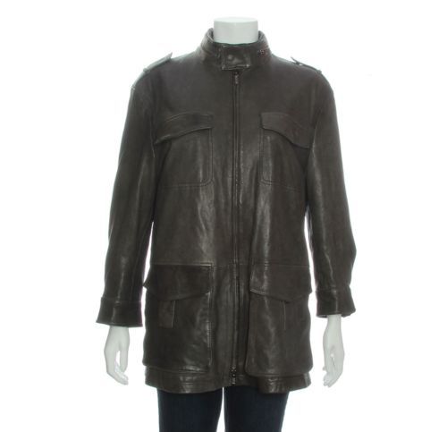 Ameri Crushed Leather Coat Jacket | eBay Ameri Crushed Leather Coat Jacket | eBay