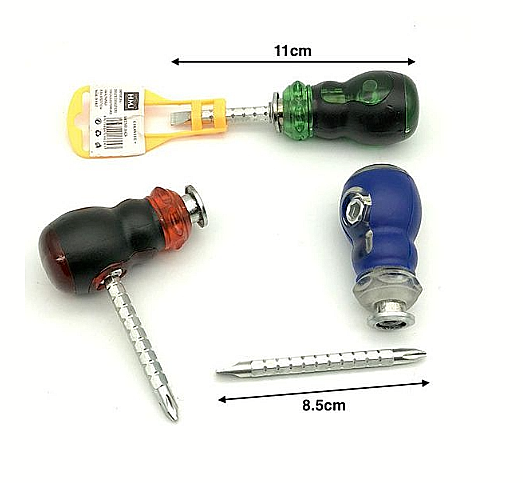 Giravite Cacciavite Barilotto a Innesto punta Intercambiabile Taglio Croce Hmj